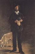 L'artiste Portrait de Marcellin Desboutin (mk40), Edouard Manet